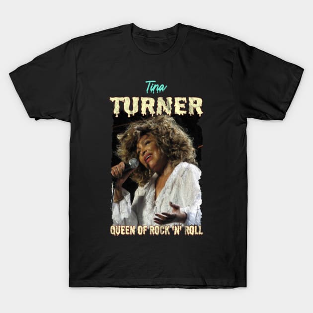 Tina Turner - Washed T-Shirt by Global Creation